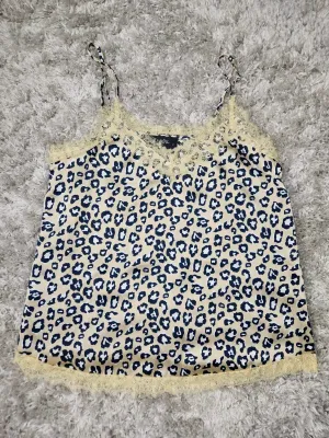Animal Print Satin Top