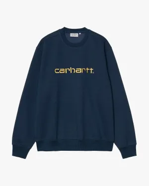 Carhartt WIP Sweat - Ink / Air Yellow