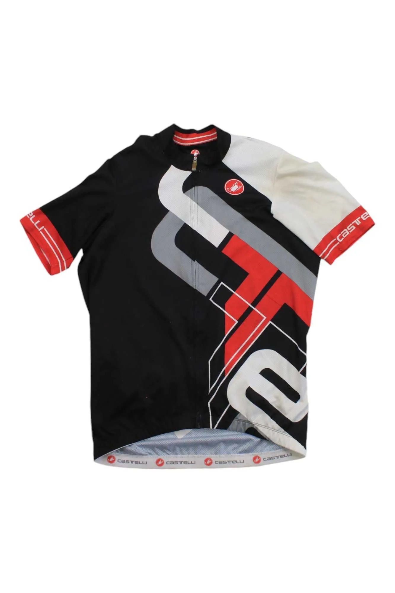 Castelli Mens Cycling Jersey with Water Bottle Pockets