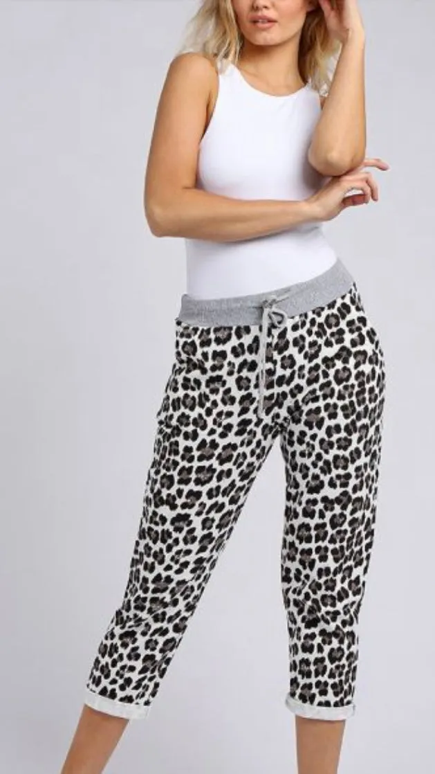 Cotton Trousers - Animal