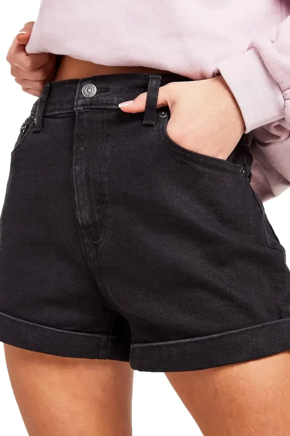 Denim Stretchy Shorts