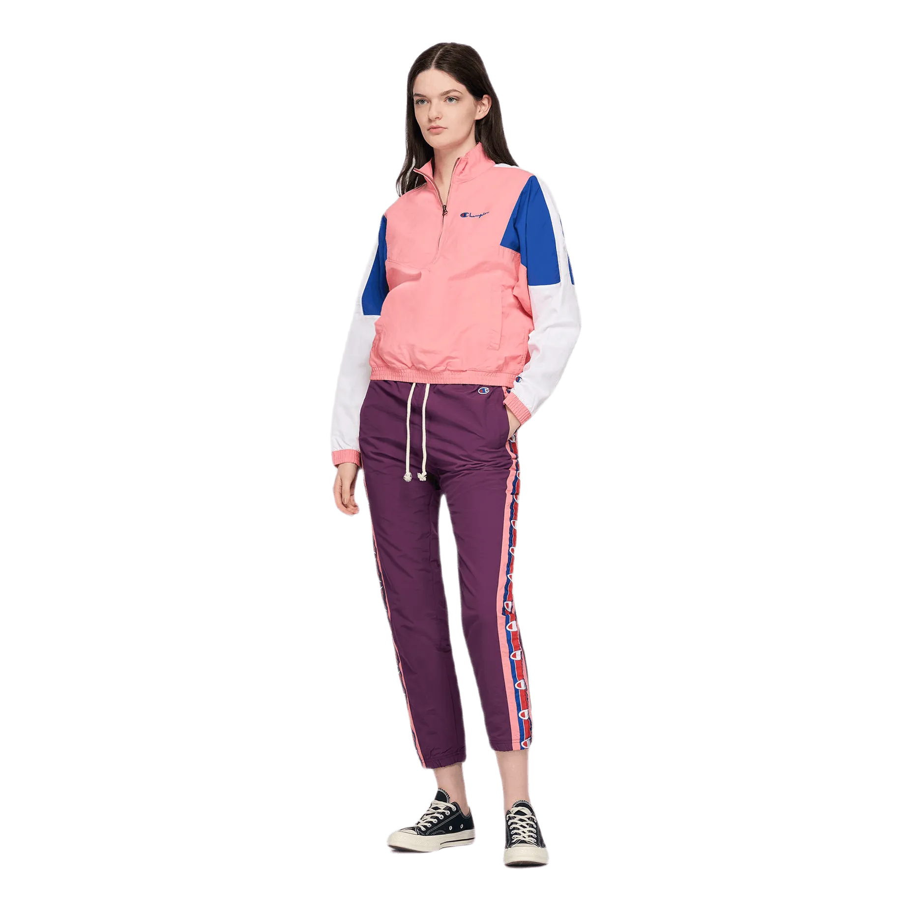 Elastic Cuff Pants Purple