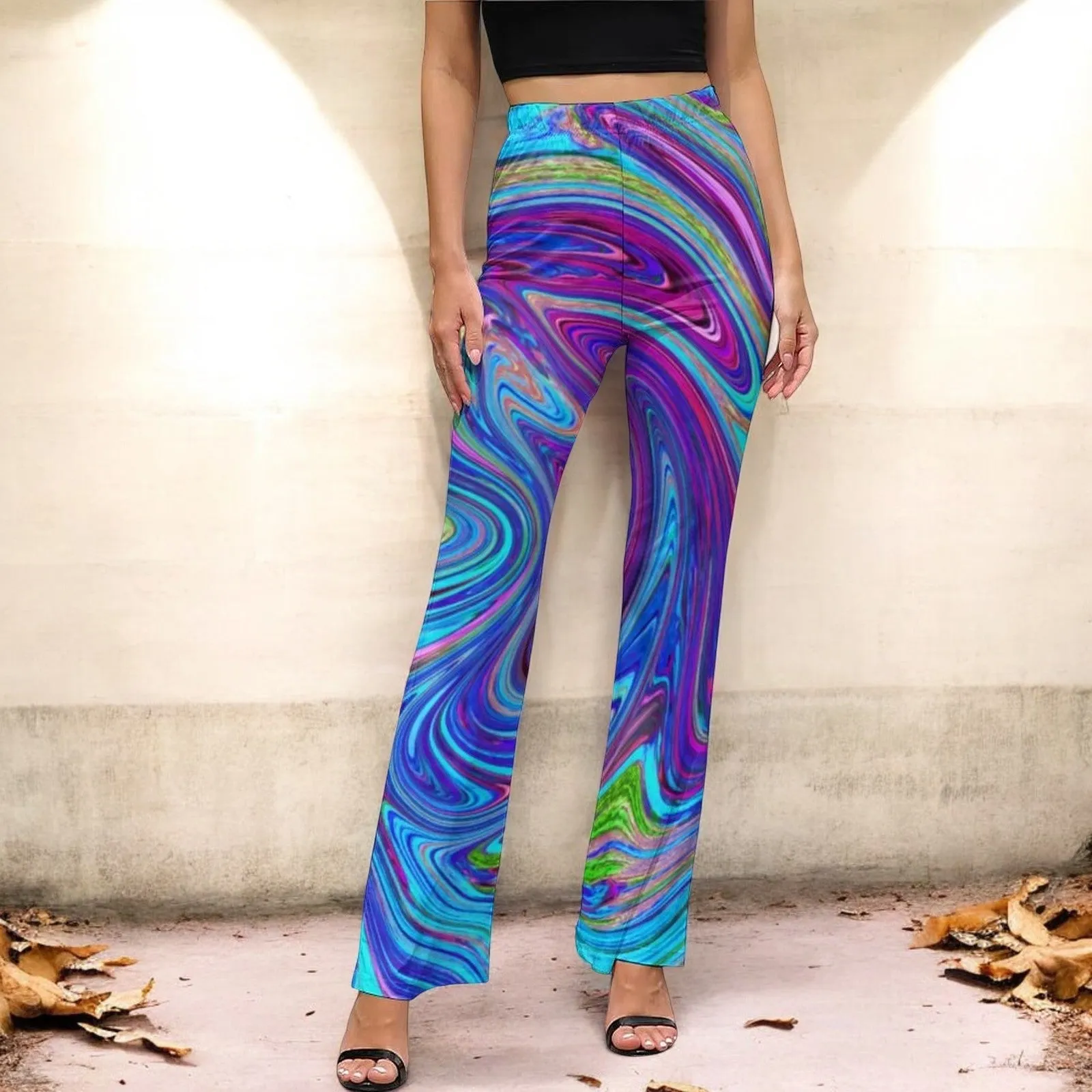 Evadne - Cosmic Flared Pants