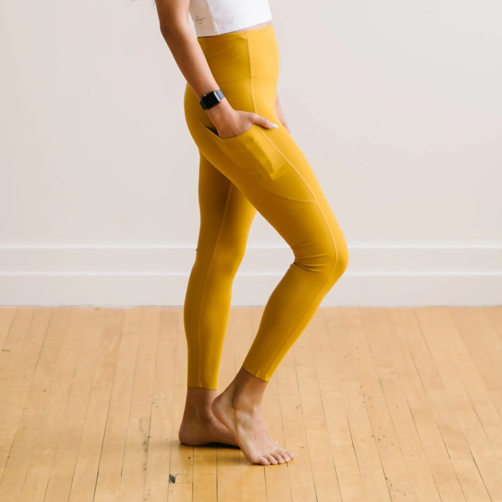 Focus Leggings - Mustard | MT LUXE