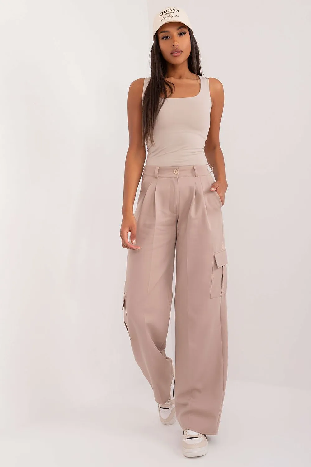 High Waist Cargo Trouser