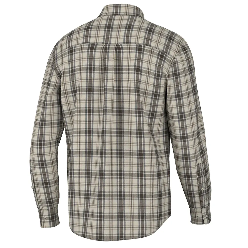 Local Boy Crawford Dress Shirt- Beige/Wine/Dark Slate