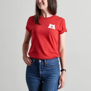 Mascot Tee (Red   White)