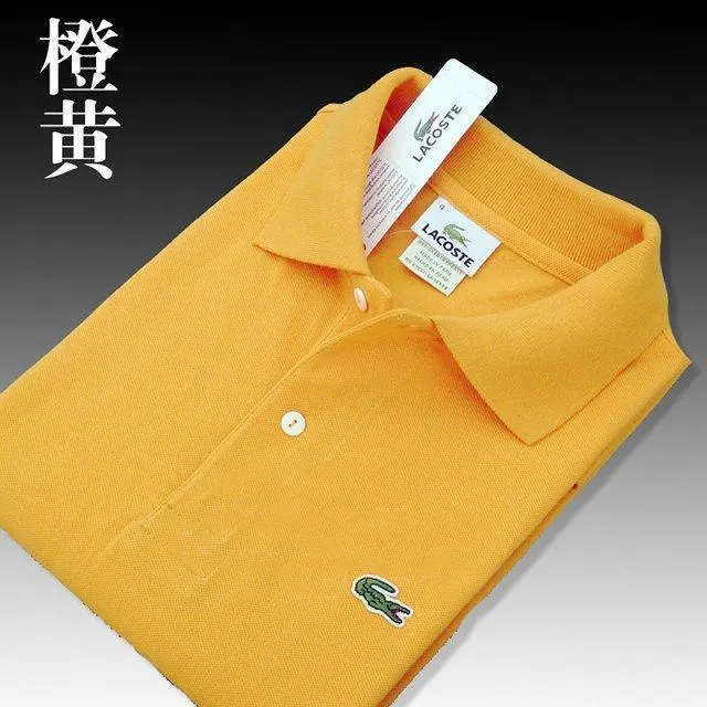 Men Summer Polo Shirt Brand Fashion Cotton Short Sleeve Polo Crocodile Shirts Male Solid Jersey Breathable Tops Tees 321