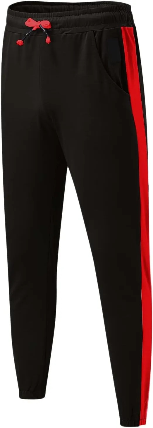 Mens Workout Cargo Sweatpants Printed Overalls Casual Pocket Sport Work Casual Trouser Pants Mens Casual Work Pants