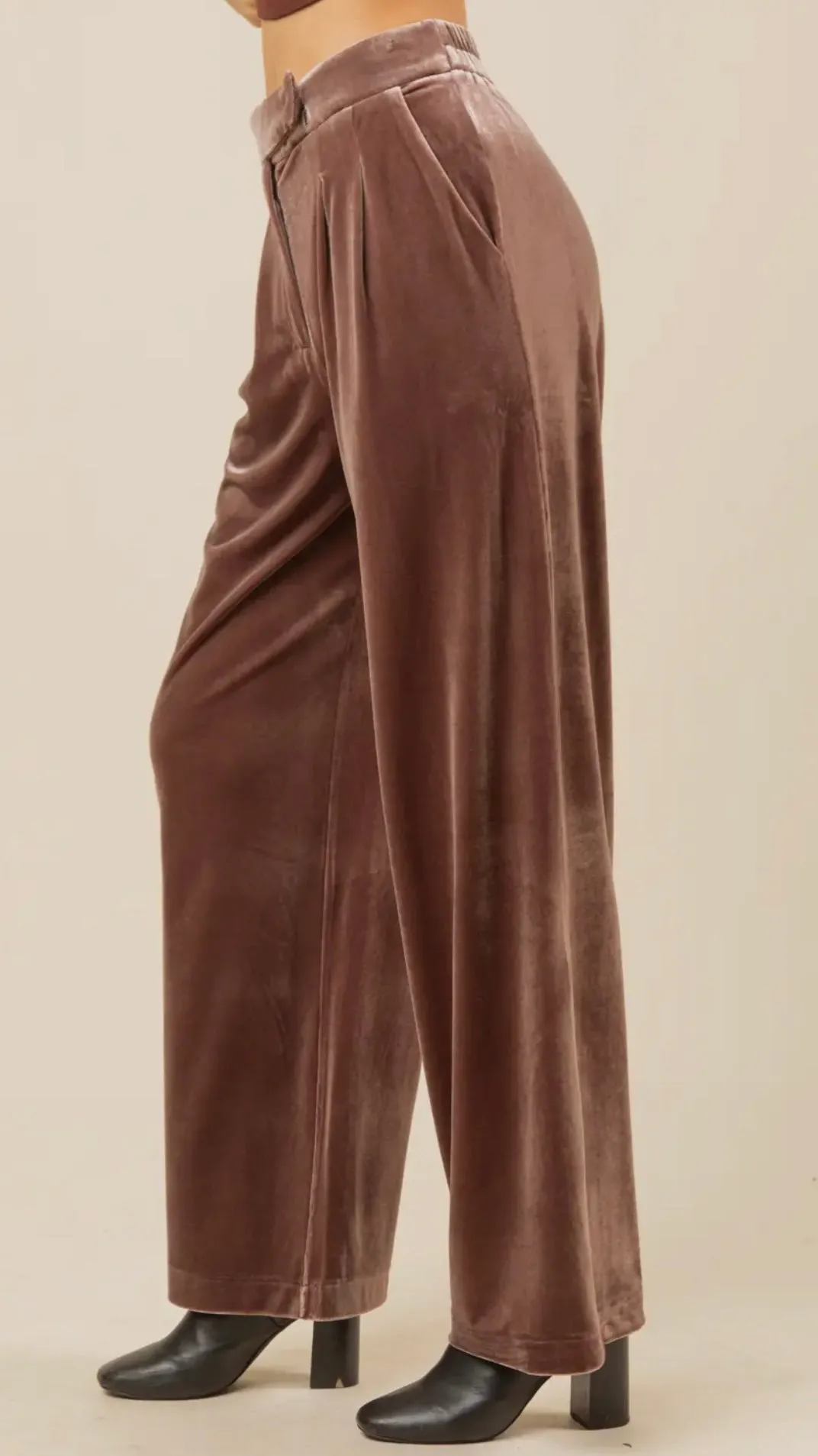 Mocha Velvet Pants