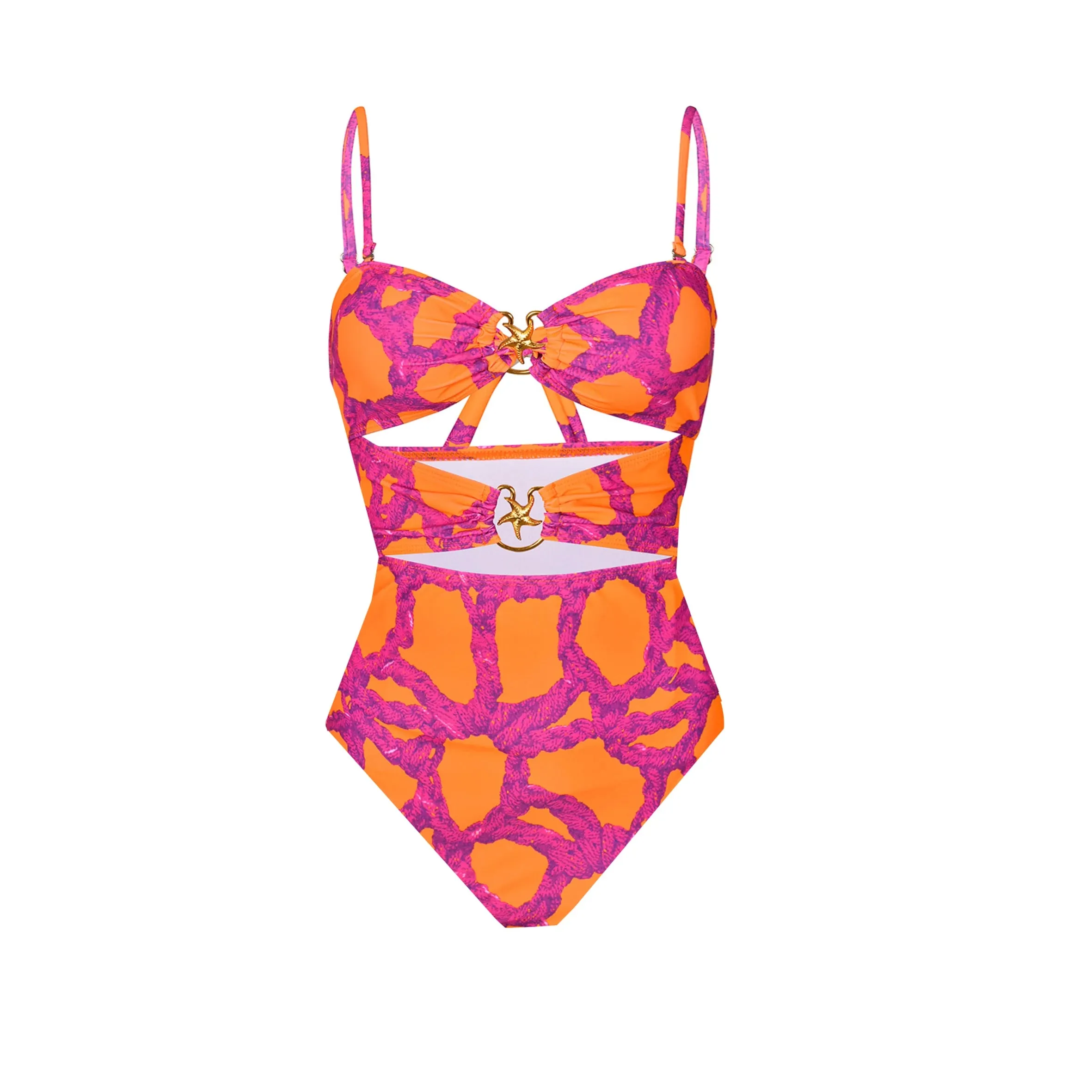 One Piece Cut Out Monokini and Cover up