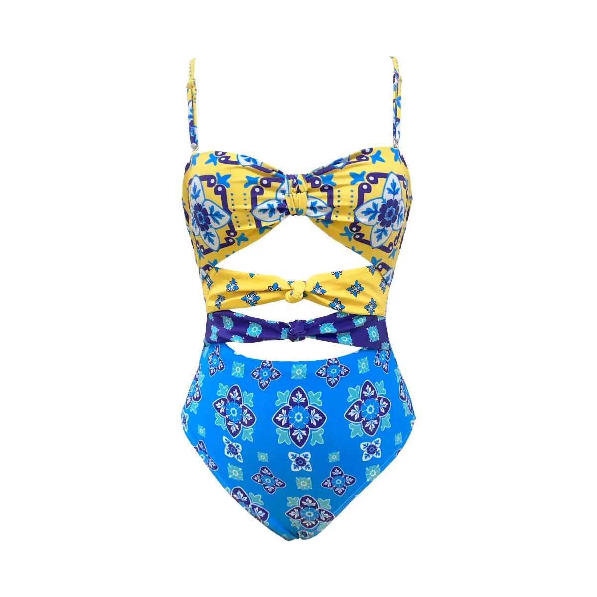 One Piece Cut Out Monokini and Cover up
