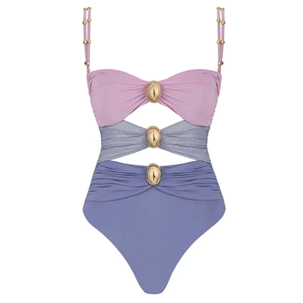 One Piece Cut Out Monokini and Cover up