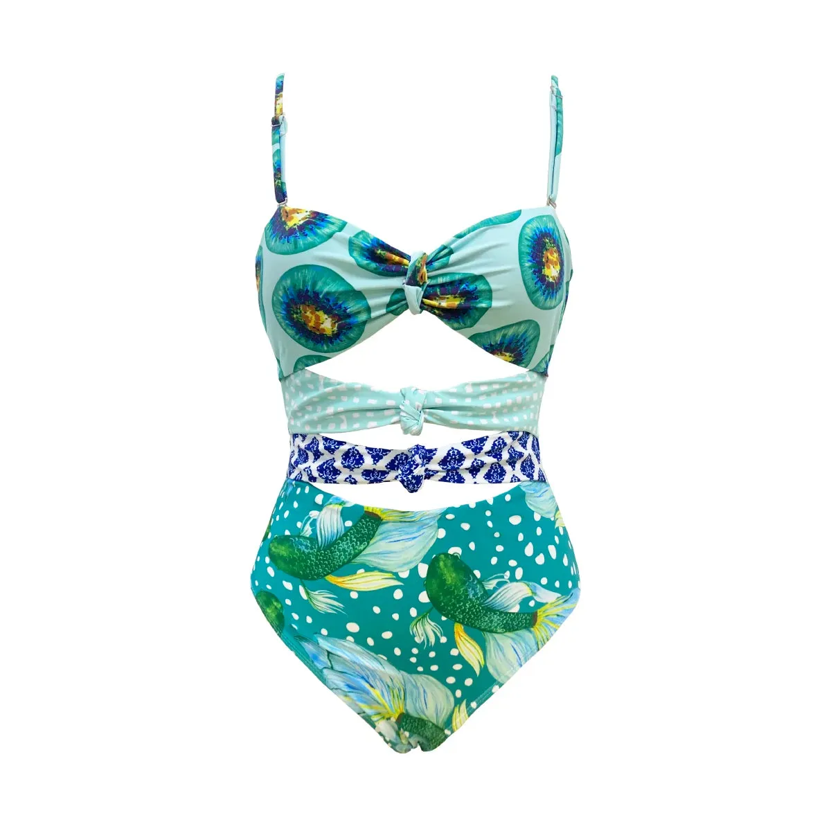 One Piece Cut Out Monokini and Cover up