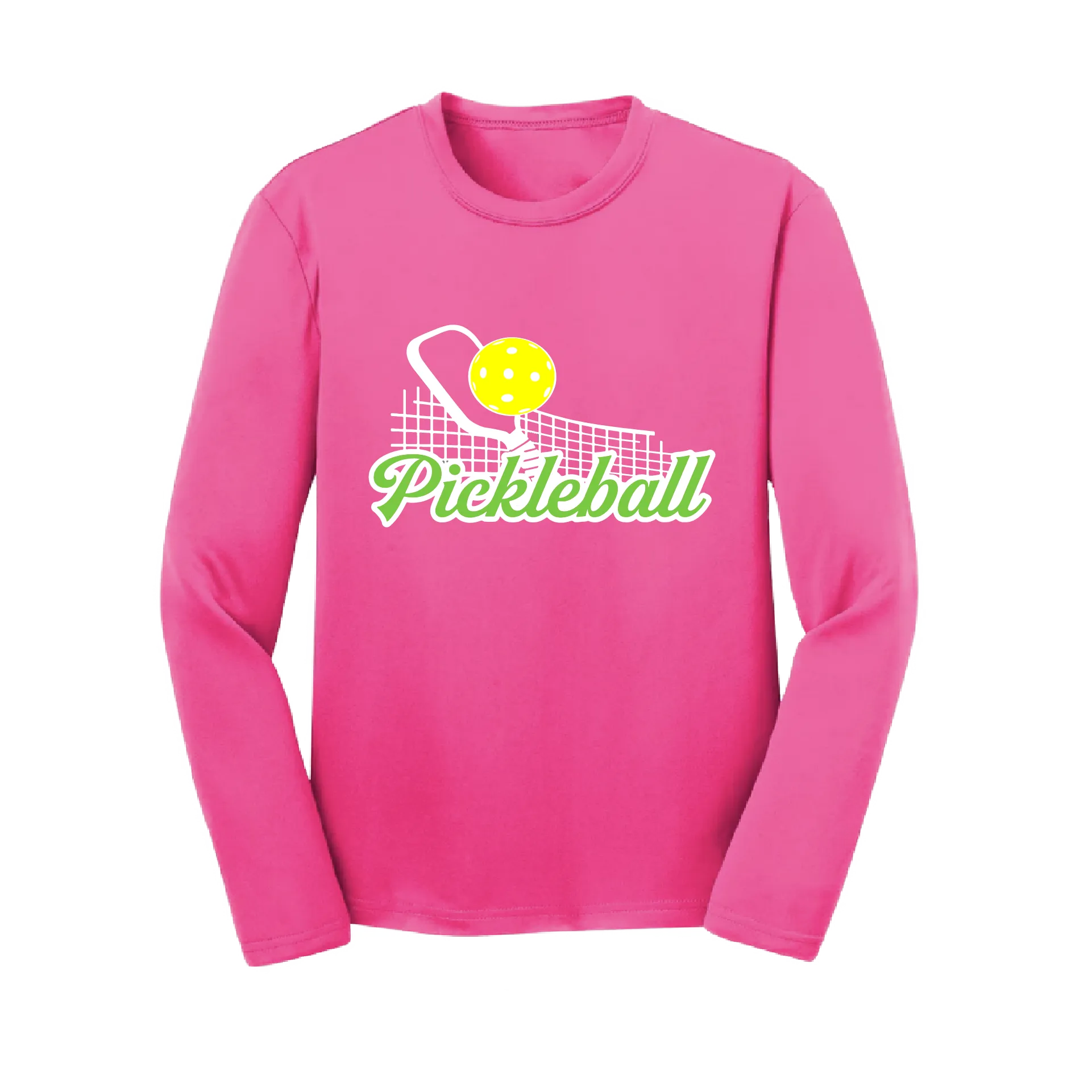 Pickleball Net | Youth Long Sleeve Pickleball Shirts | 100% Polyester