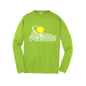 Pickleball Net | Youth Long Sleeve Pickleball Shirts | 100% Polyester
