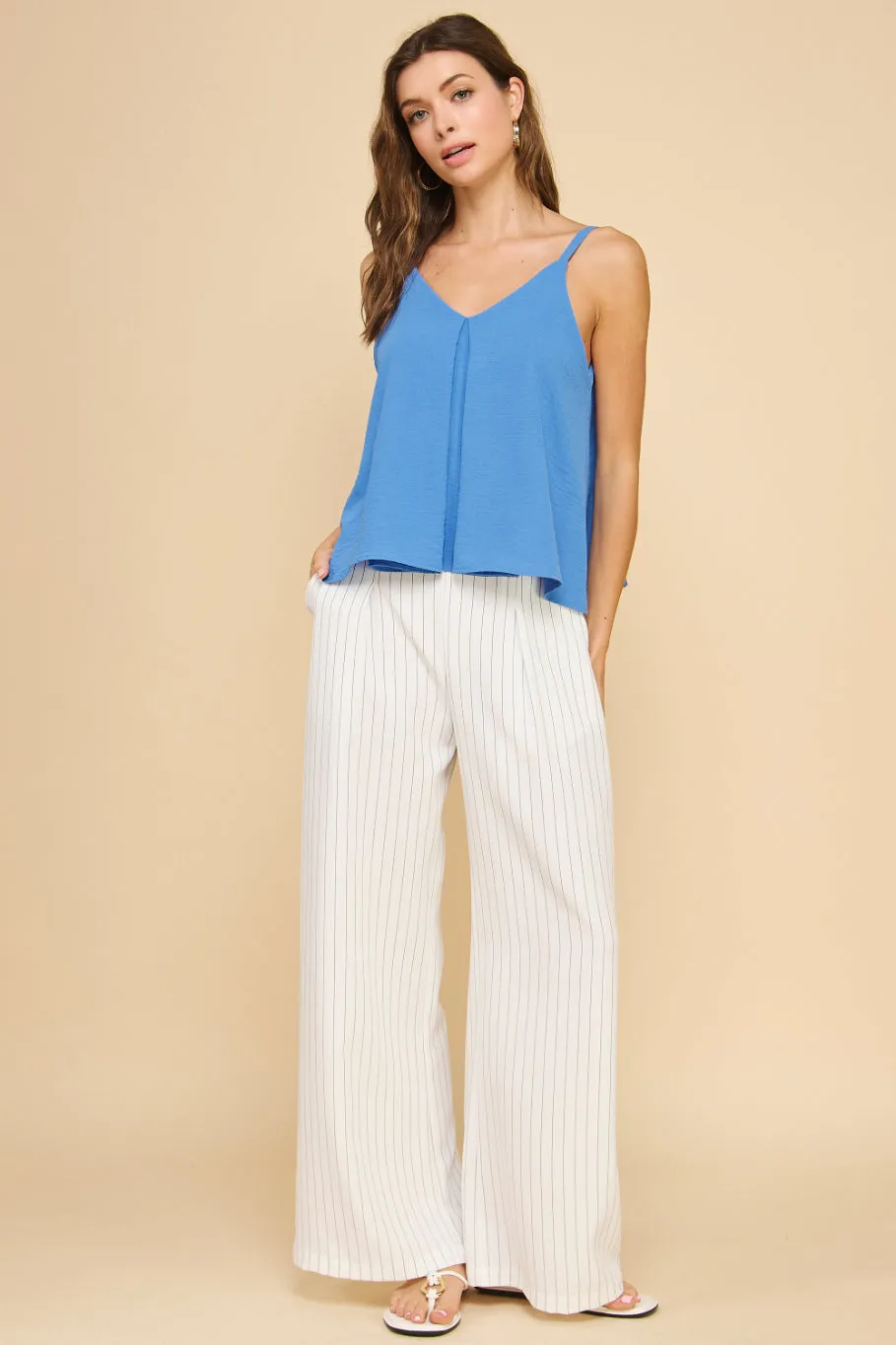 Pin Stripe Flowy Pants