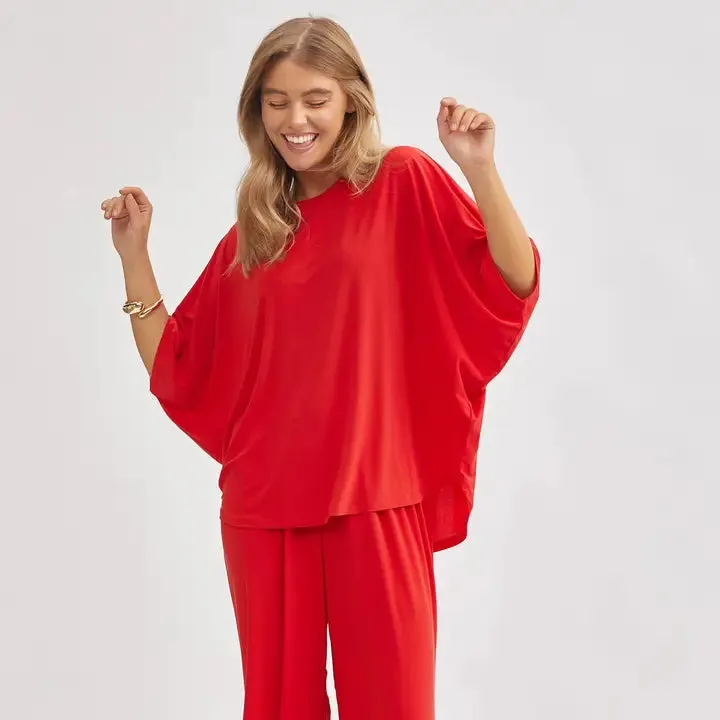 Resort Flowy Top   Wide Leg Set by Dear Scarlett