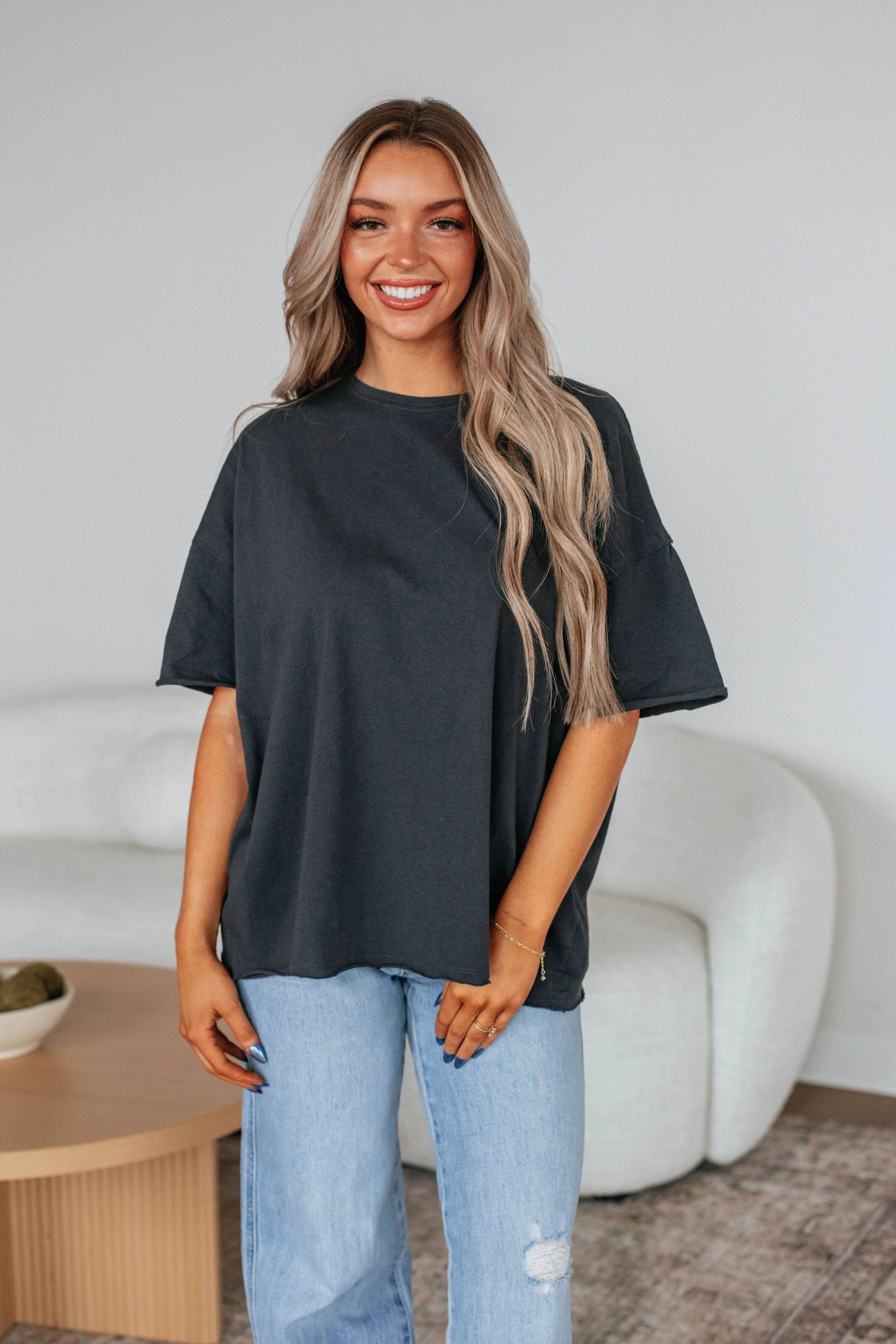 Rover Oversized Tee - Vintage Black