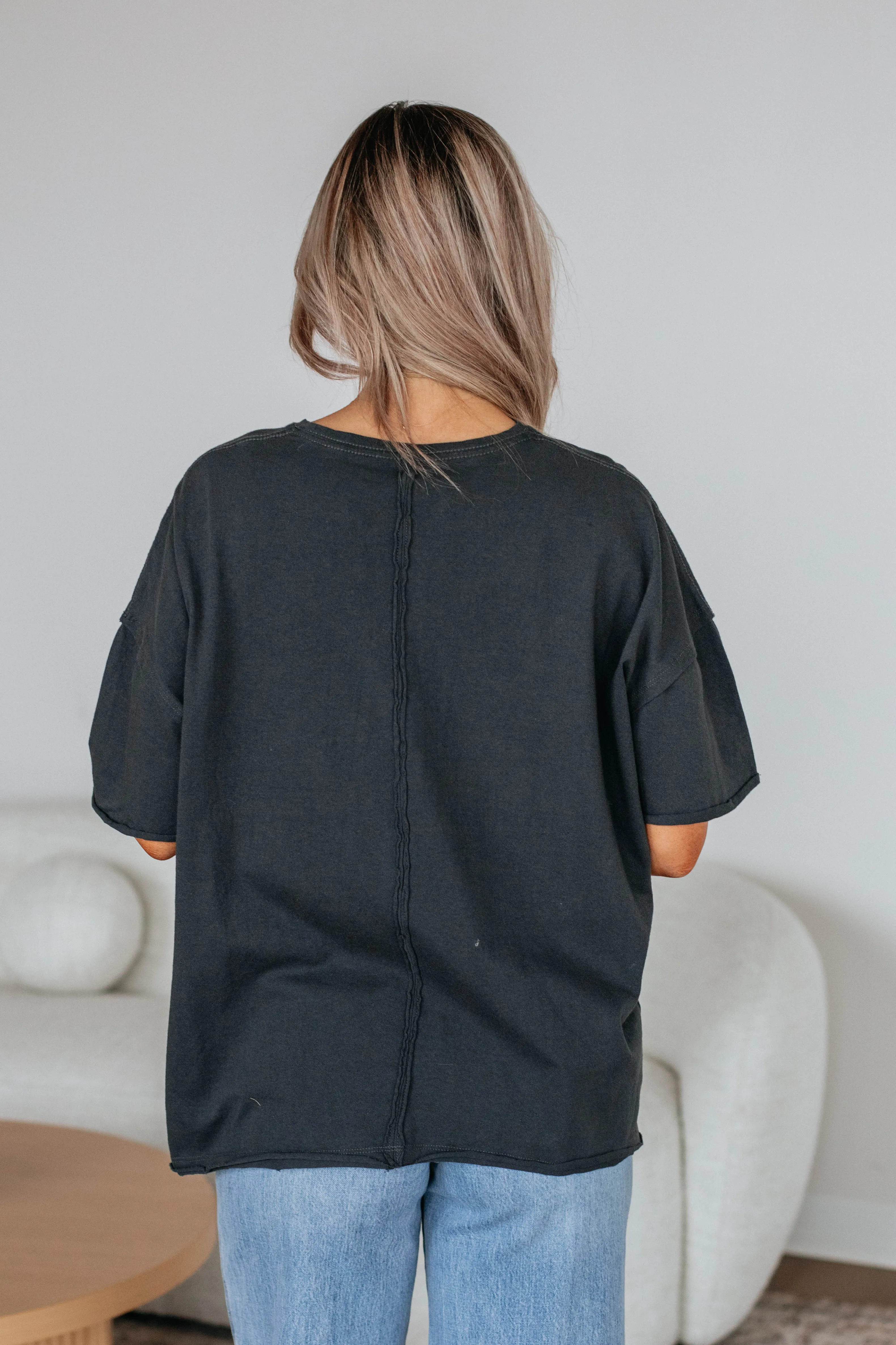 Rover Oversized Tee - Vintage Black