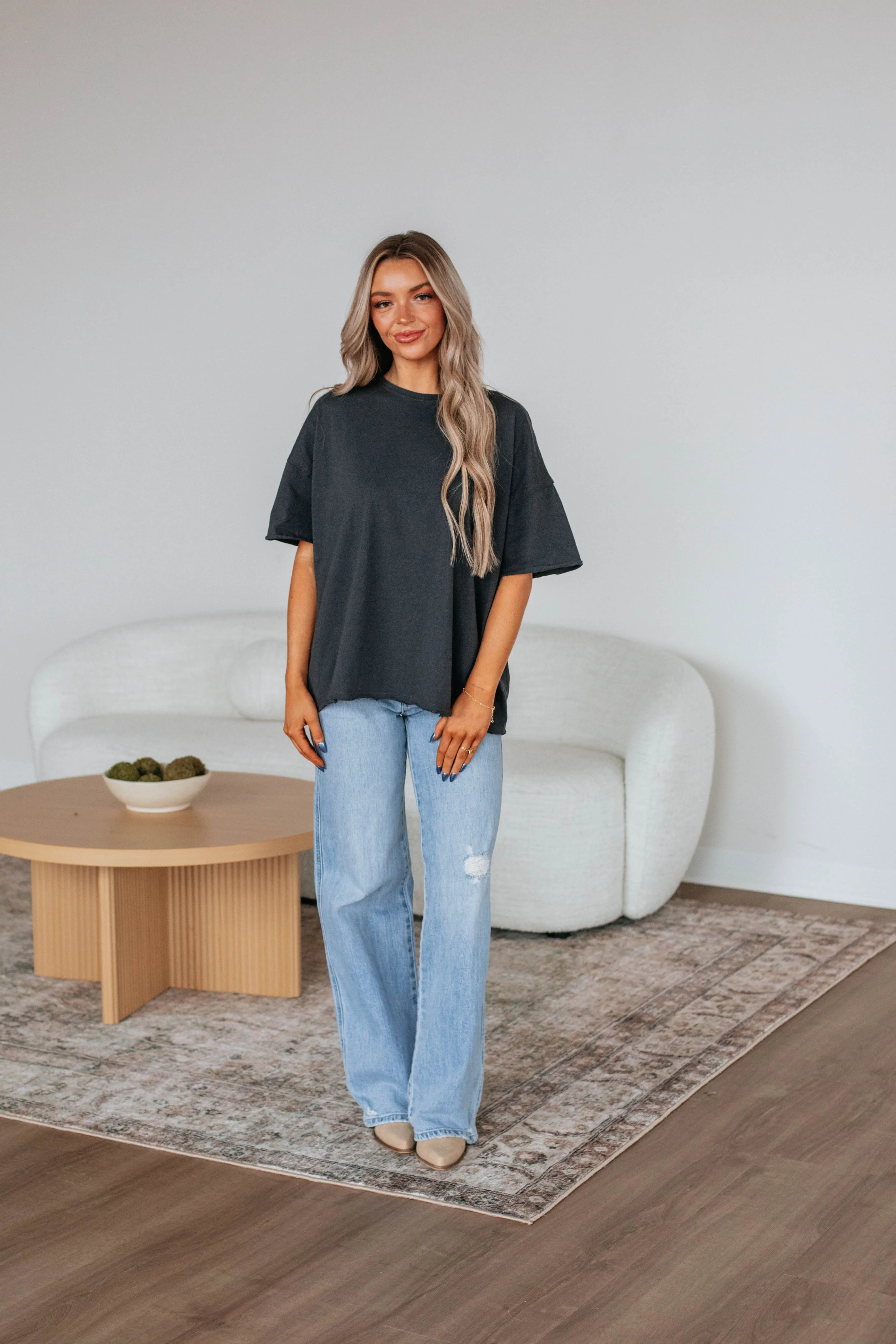Rover Oversized Tee - Vintage Black
