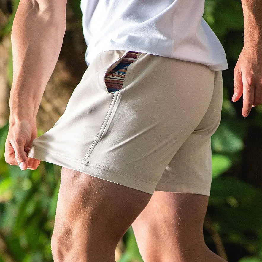 Sapien 2.0 Short (Casual Stretch) - Ivory 5" & 7"