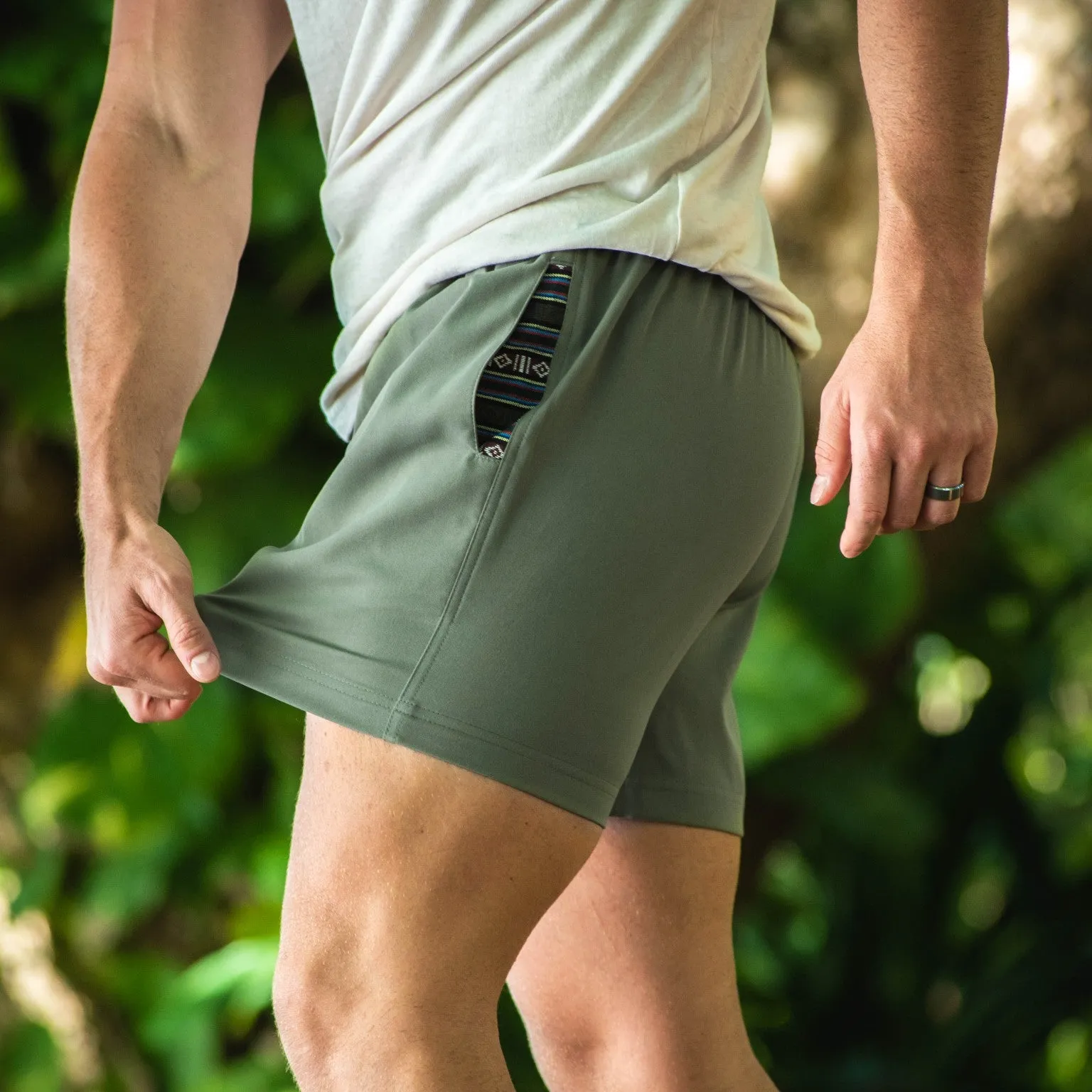 Sapien 2.0 Short (Casual Stretch) - Olive 5" & 7"