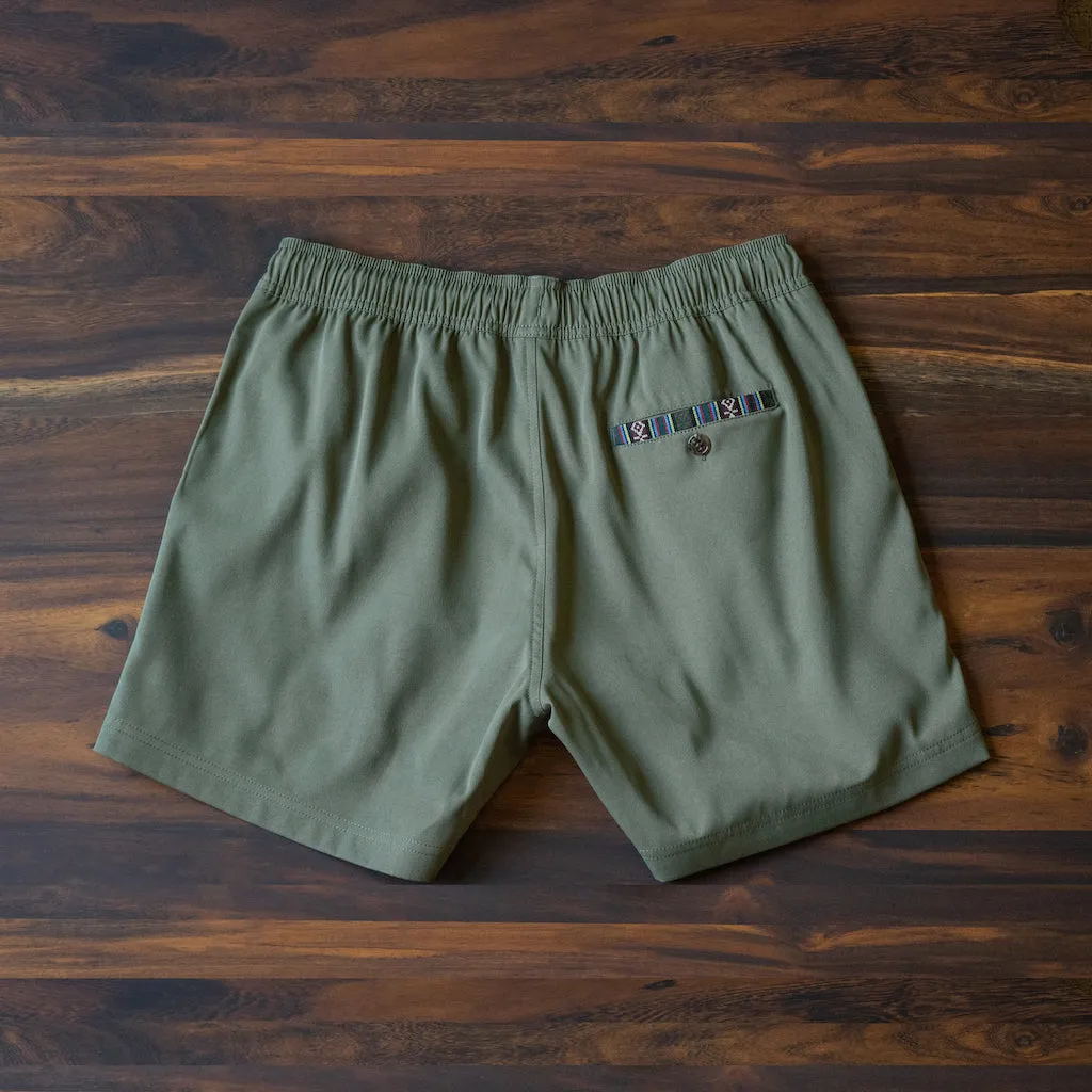 Sapien 2.0 Short (Casual Stretch) - Olive 5" & 7"
