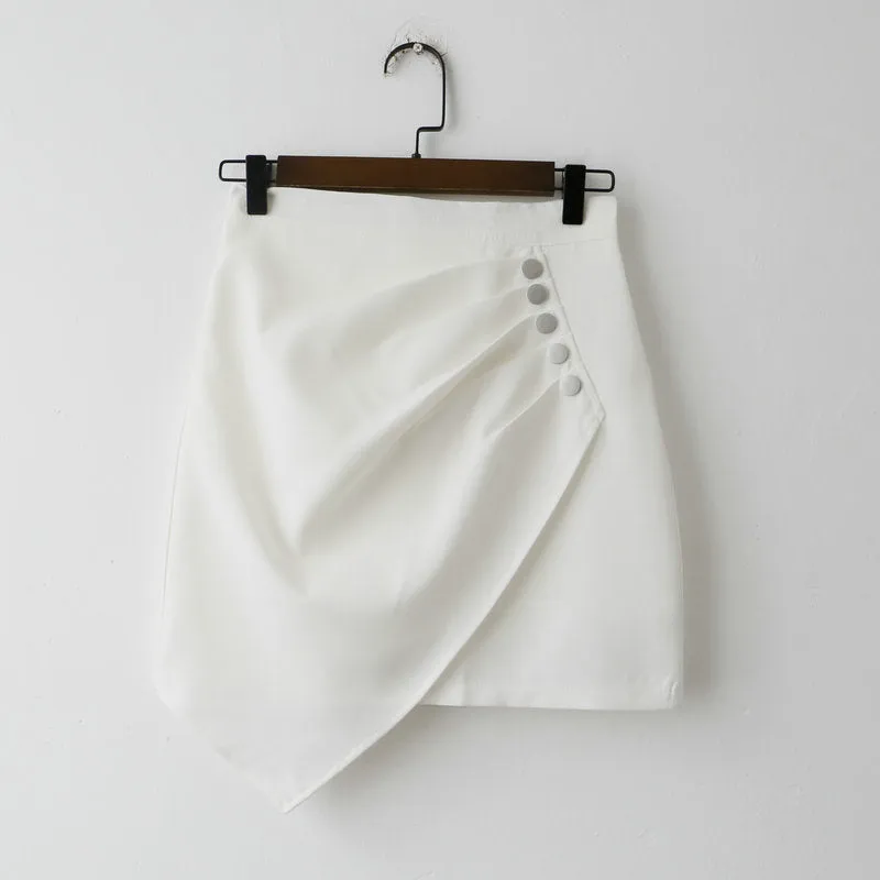 Skirt Summer Korean Women Elegant Pleated Skirt