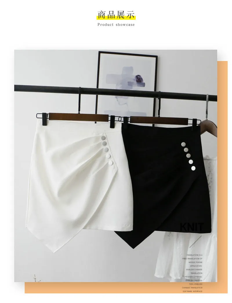 Skirt Summer Korean Women Elegant Pleated Skirt