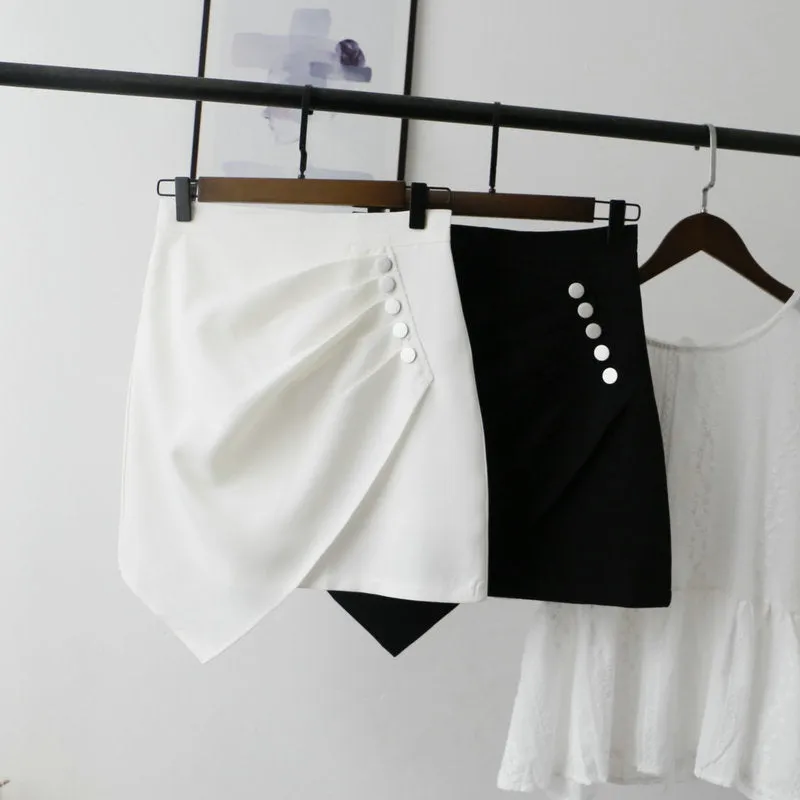 Skirt Summer Korean Women Elegant Pleated Skirt