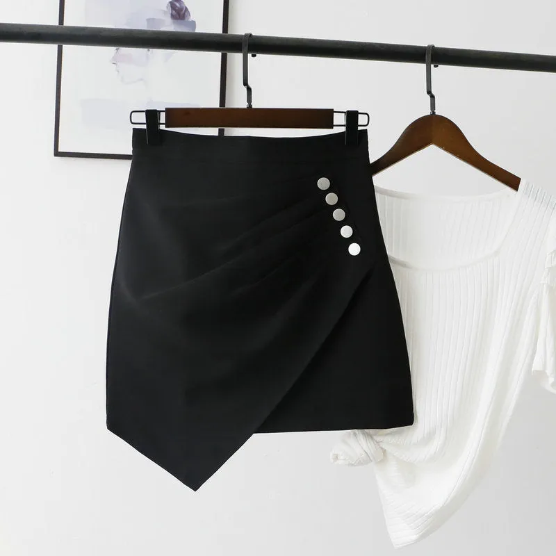 Skirt Summer Korean Women Elegant Pleated Skirt