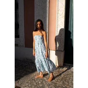SZ Blockprints Mira Dress in Isa Print