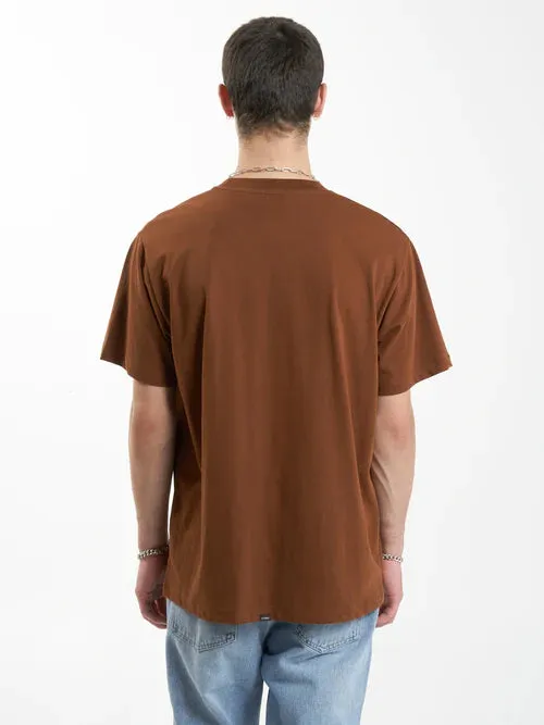 Thrills - Minimal Thrills Merch Fit Tee - CHESTNUT