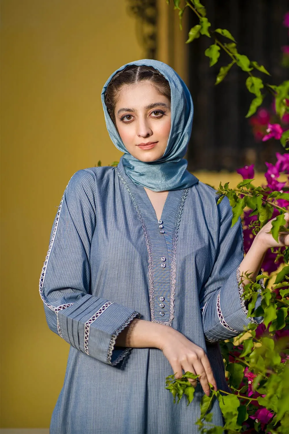 Yarn Dyed Long Shirt