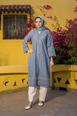Yarn Dyed Long Shirt